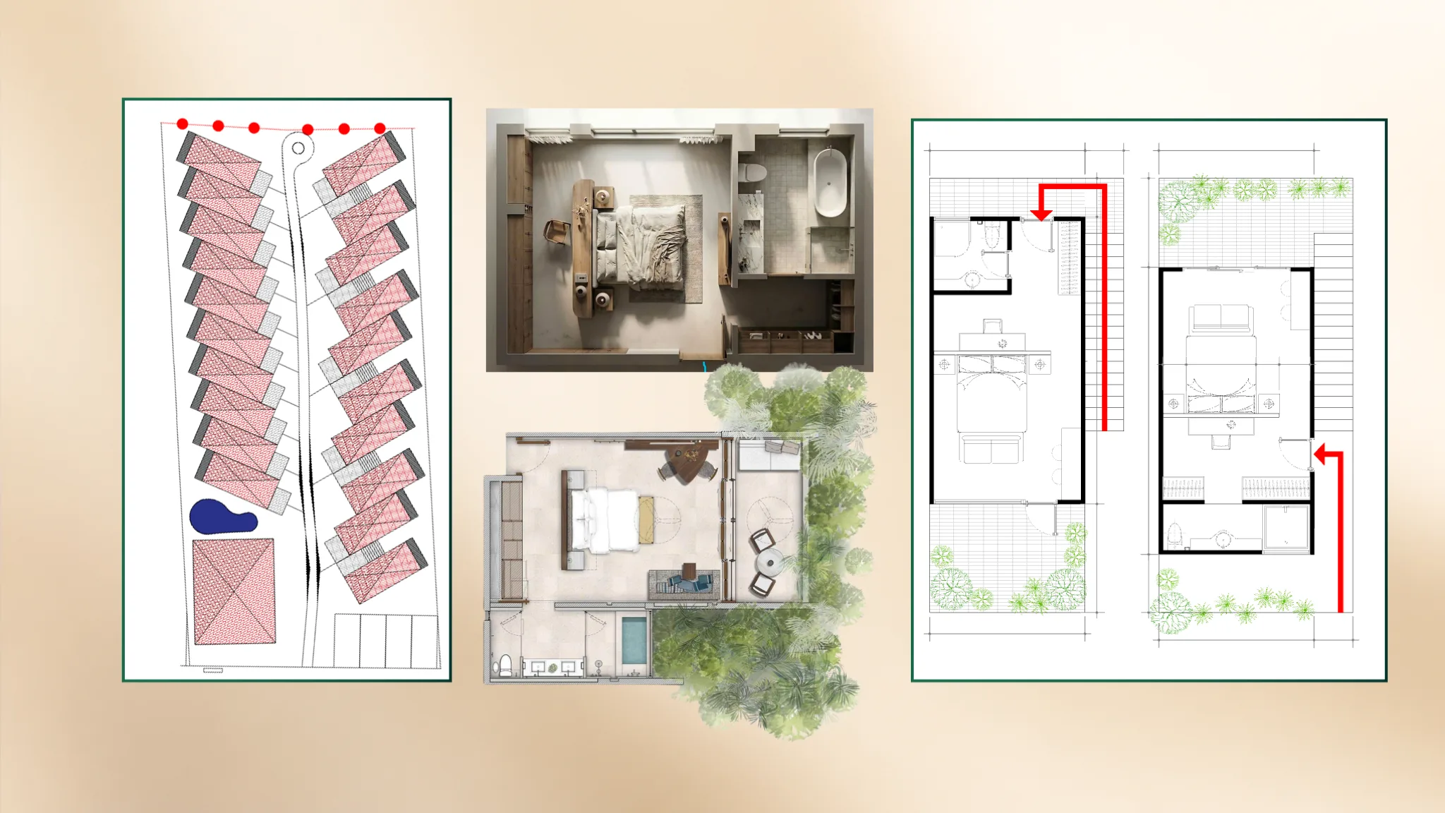 Layout cụm Điền An